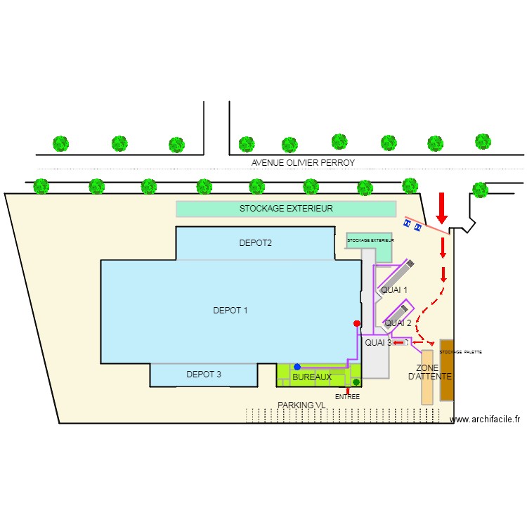 PEA 6 FLECHE VL. Plan de 0 pièce et 0 m2