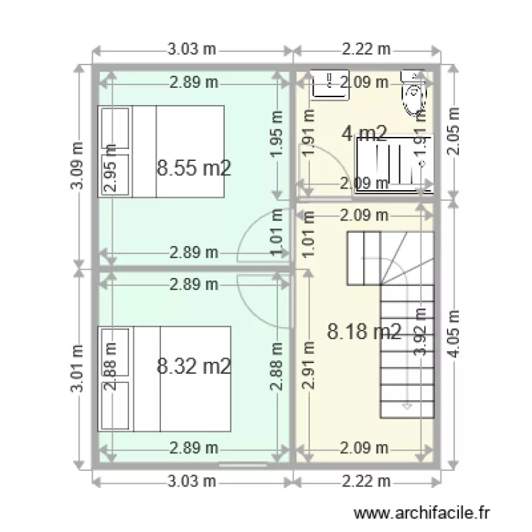 La Peubrelie 2. Plan de 