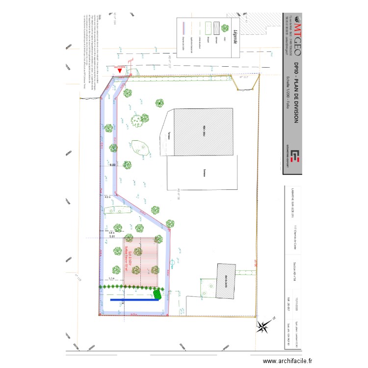 Teysseyre. Plan de 0 pièce et 0 m2