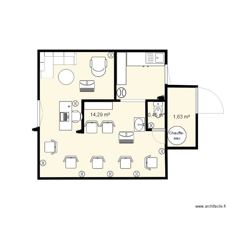 mon sallon. Plan de 0 pièce et 0 m2