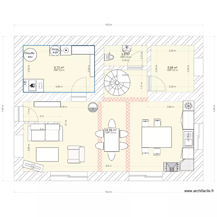 rez transformé. Plan de rez transformé. Plan de