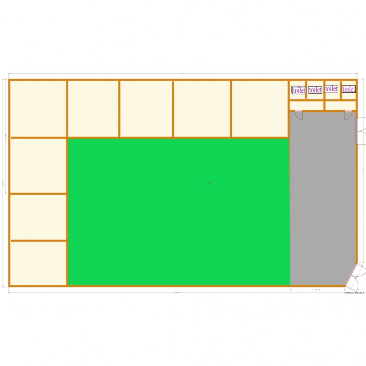 mwamba zone a construire. Plan de 0 pièce et 0 m2