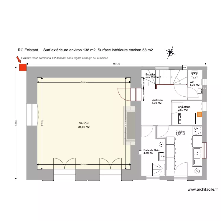 Meaulne RC. Plan de Meaulne RC. Plan de