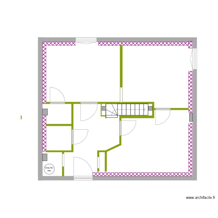 Plan aux cotes. Plan de 0 pièce et 0 m2