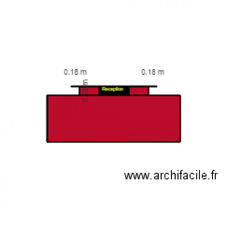 Reception desk outside choix1. Plan de 0 pièce et 0 m2