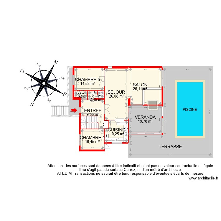 BI 7640 RDC PASCAL. Plan de 0 pièce et 0 m2