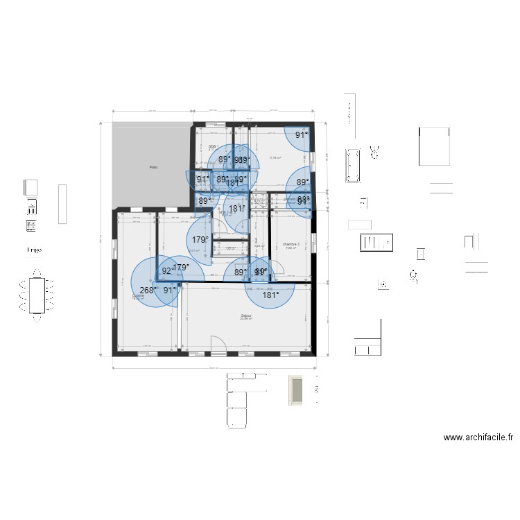 casitas 1 Marie travail projet 1. Plan de 0 pièce et 0 m2