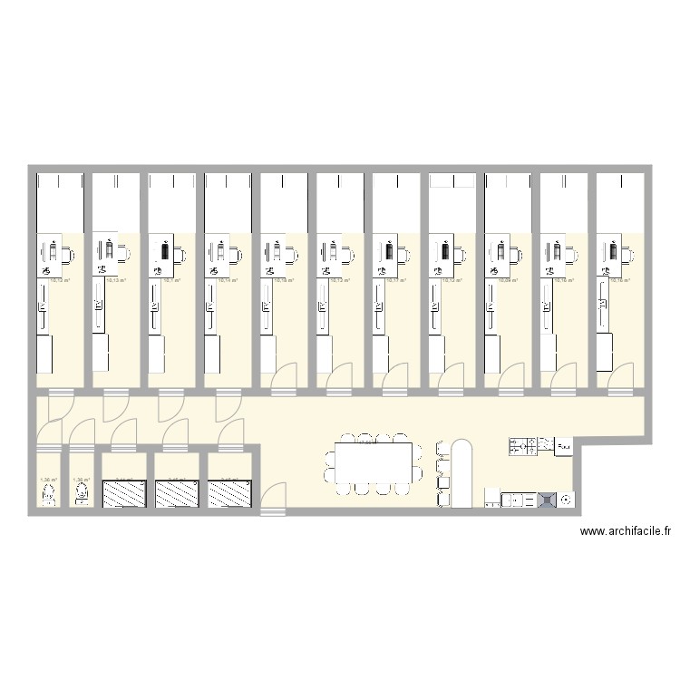 hhhh. Plan de 0 pièce et 0 m2