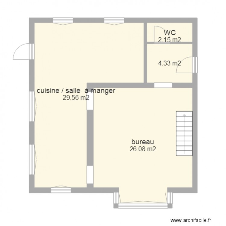 cure vander. Plan de 0 pièce et 0 m2