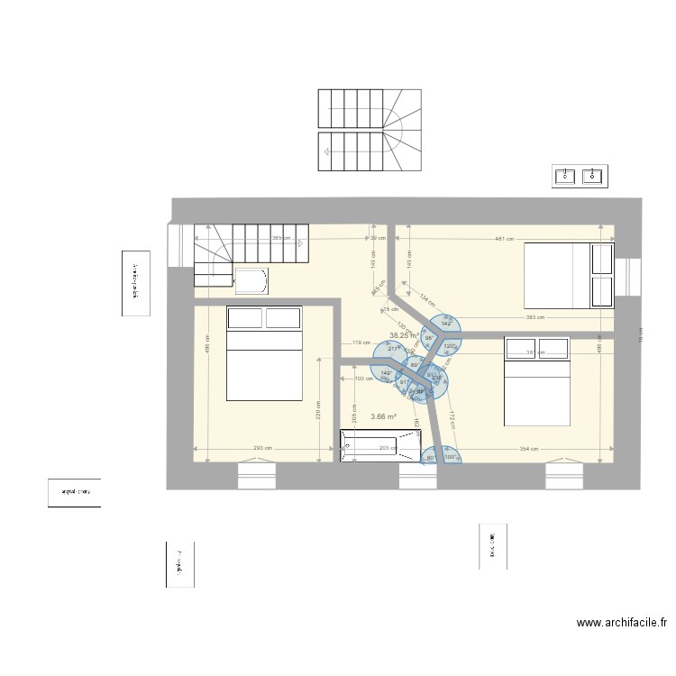 sausseyétageeprojet2. Plan de 0 pièce et 0 m2