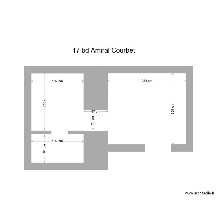 17 Amiral Courbet. Plan de 0 pièce et 0 m2
