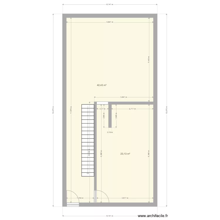 RDC SAINT LIZIER. Plan de RDC SAINT LIZIER. Plan de