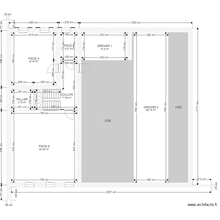 GAEC DU LAC ETAGE. Plan de 0 pièce et 0 m2