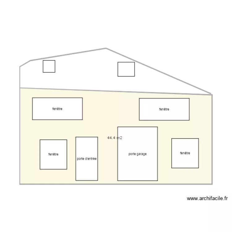 GARNIER  TOIT velux. Plan de 