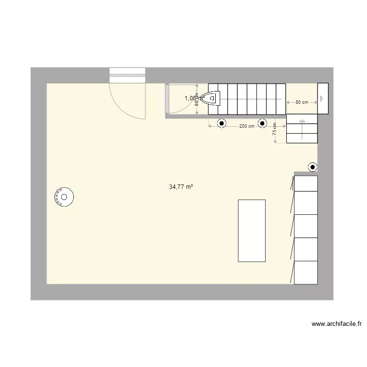 Maison Fareins Extension B N0 Base V2. Plan de 