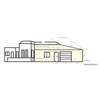 Fa&ccedil;ade sud extension garage 