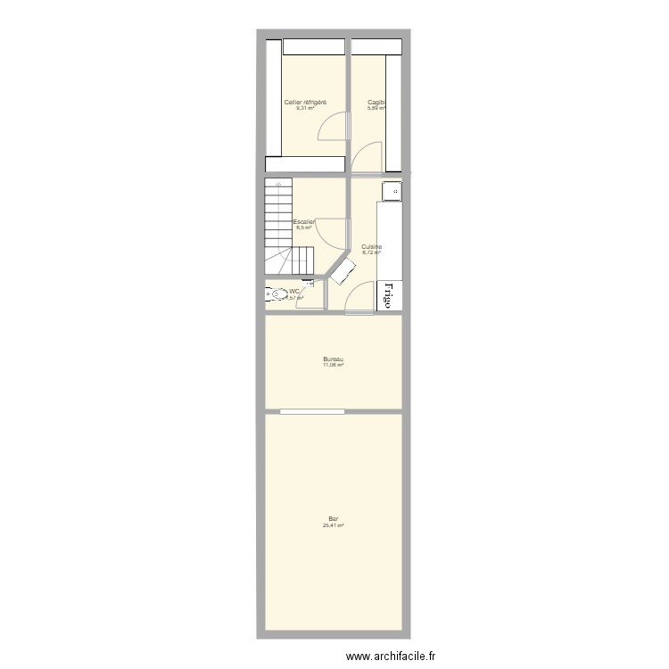 Le Jasnières. Plan de 0 pièce et 0 m2