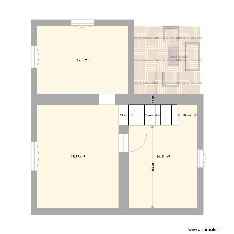 PN122. Plan de 10 pièces et 104 m2
