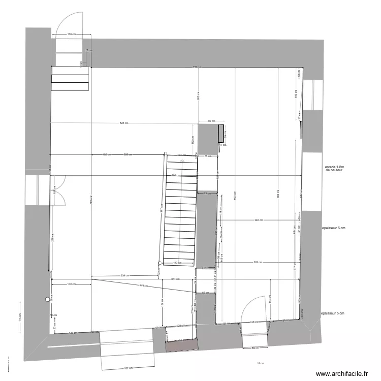 Cuisine_Marsanne_Cot&eacute;e. Plan de 