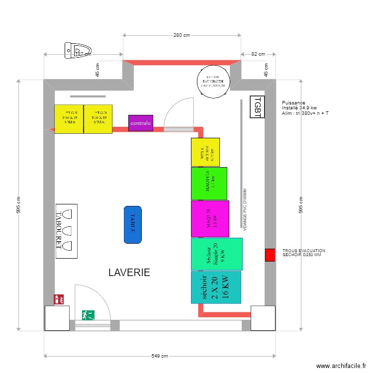 PROJET SAS PLSC 85000 2. Plan de 0 pièce et 0 m2