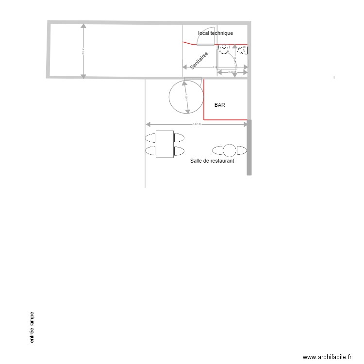 SANITAIRES LODGE. Plan de 0 pièce et 0 m2