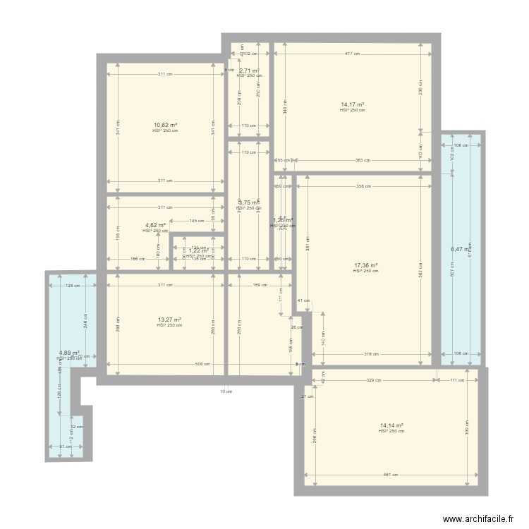 Appartement. Plan de 0 pièce et 0 m2