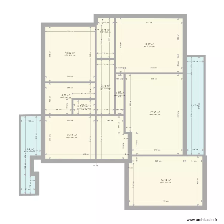 Appartement. Plan de 