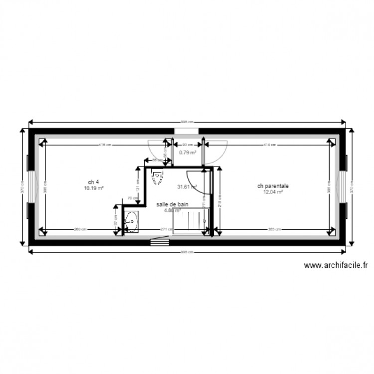 extension. Plan de 0 pièce et 0 m2