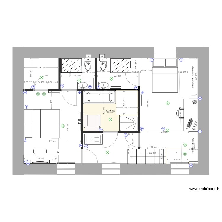 appartement Gournay 202001d. Plan de 0 pièce et 0 m2