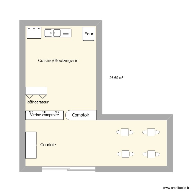 plan travail 2. Plan de 0 pièce et 0 m2