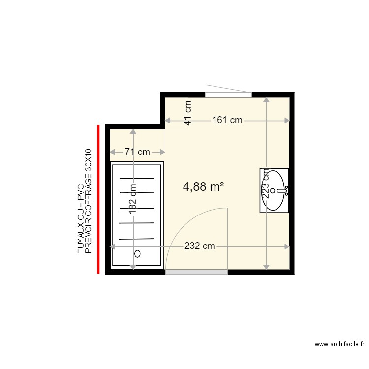 HULEUX LILIANE . Plan de 0 pièce et 0 m2