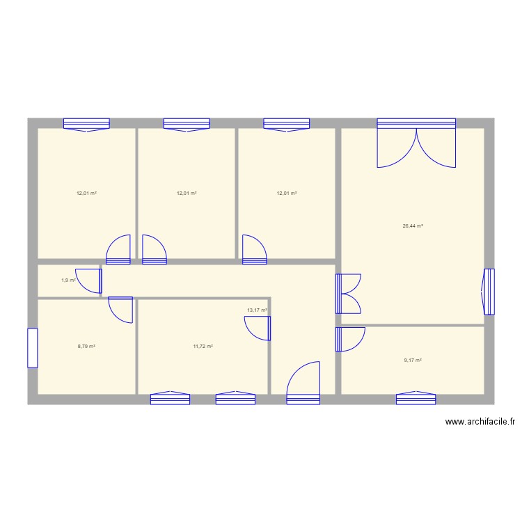 PIREC PROJET 1. Plan de 0 pièce et 0 m2