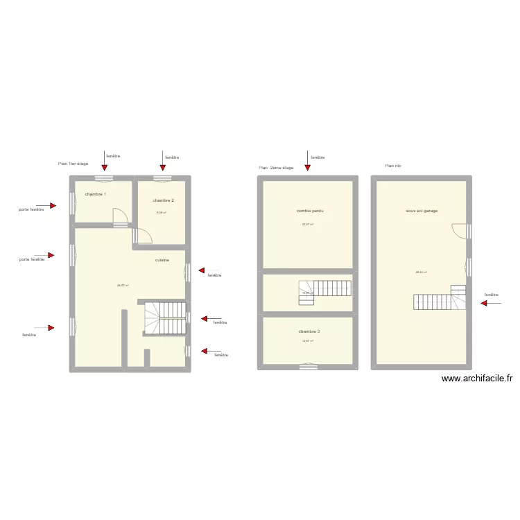 MELEY PLAN MAISON. Plan de MELEY PLAN MAISON. Plan de