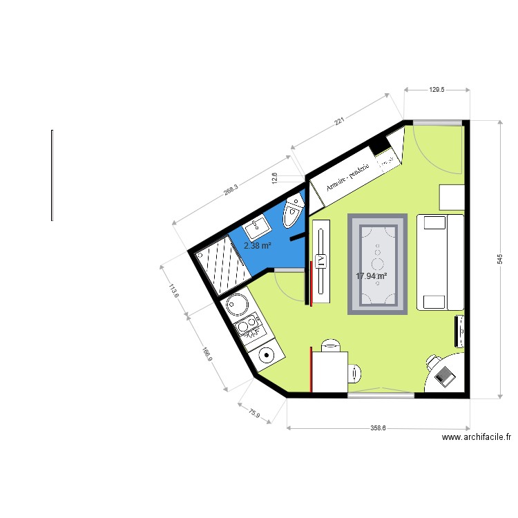 STUDIO 39 JDM V2. Plan de 0 pièce et 0 m2