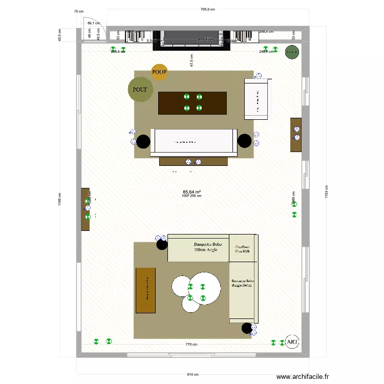 Salon - La Rémondière - V2. Plan de Salon - La Rémondière - V2. Plan de