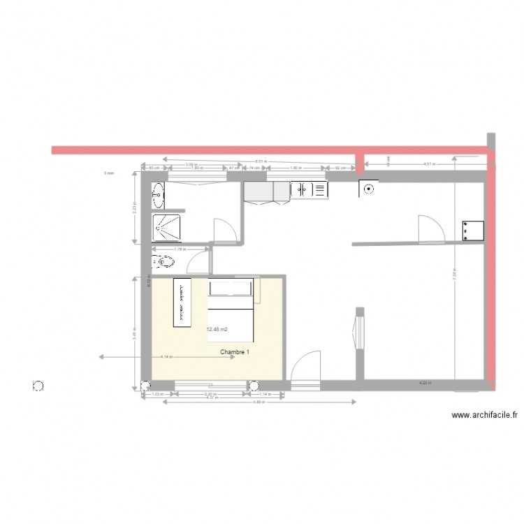 maison petite 2. Plan de 0 pièce et 0 m2