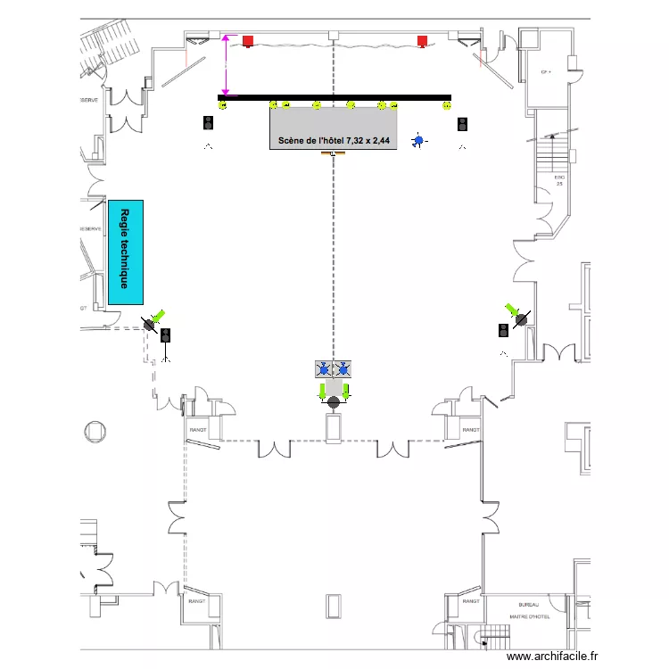 Plan RL 2019 Le Meridien Etoile. Plan de 