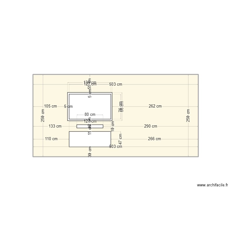 plan focus central TV. Plan de 0 pièce et 0 m2