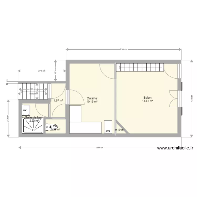 MAISON GUEGUEN. Plan de 