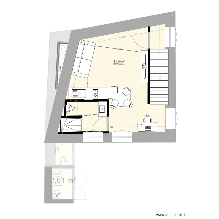 Duplicat Gaétan. Plan de 0 pièce et 0 m2
