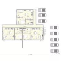 Immeuble 6 T1 plain pied 3