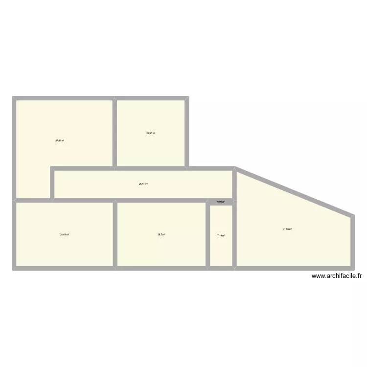 1er. Plan de 8 et 195 m² 1er. Plan de 8 et 195 m²