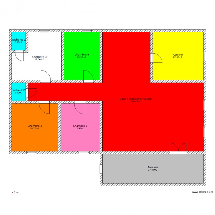Maison du Gabon. Plan de 0 pièce et 0 m2