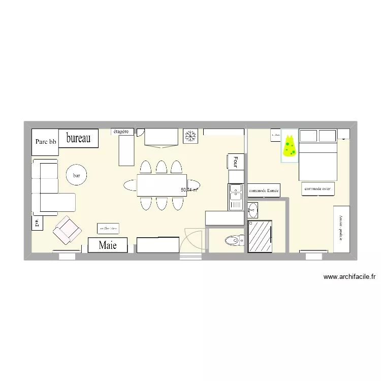 Maison Herbau. Plan de 