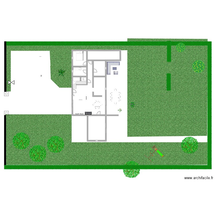 Garage. Plan de 0 pièce et 0 m2