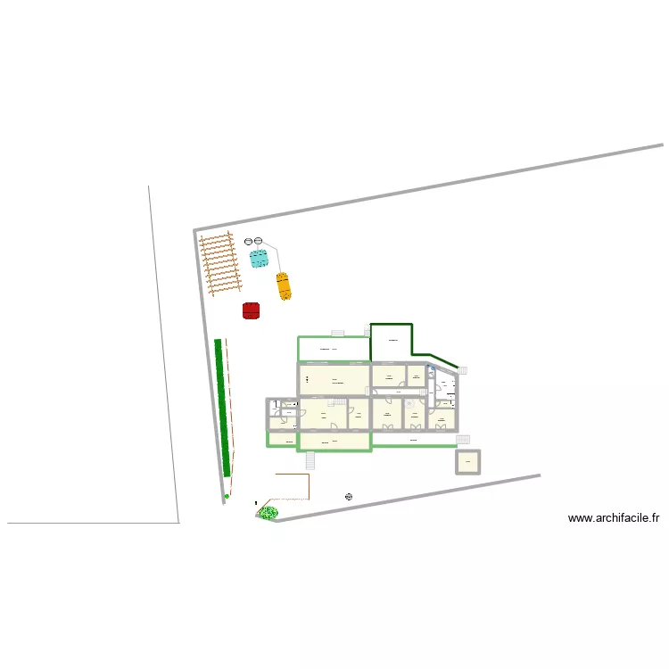 rez de chauss&eacute;e 022022. Plan de 