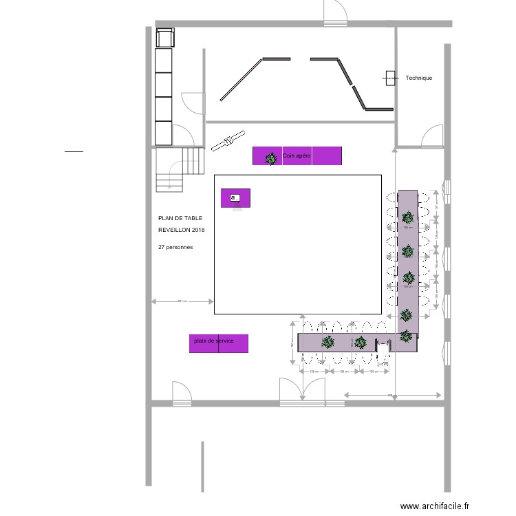 plan de table 31 dec 2018 2. Plan de 0 pièce et 0 m2