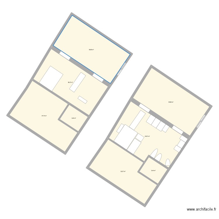 Saint-Xandre. Plan de 0 pièce et 0 m2
