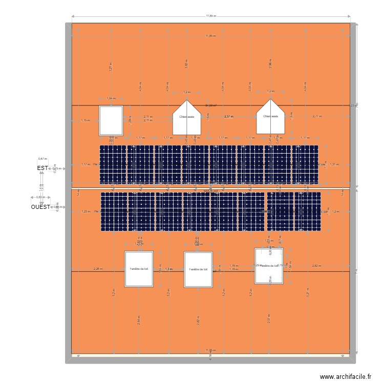 HOURDAIN MARIE   02480	Artemps. Plan de 1 pièce et 166 m2