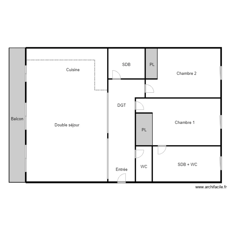 Plan Janique Pauline. Plan de 